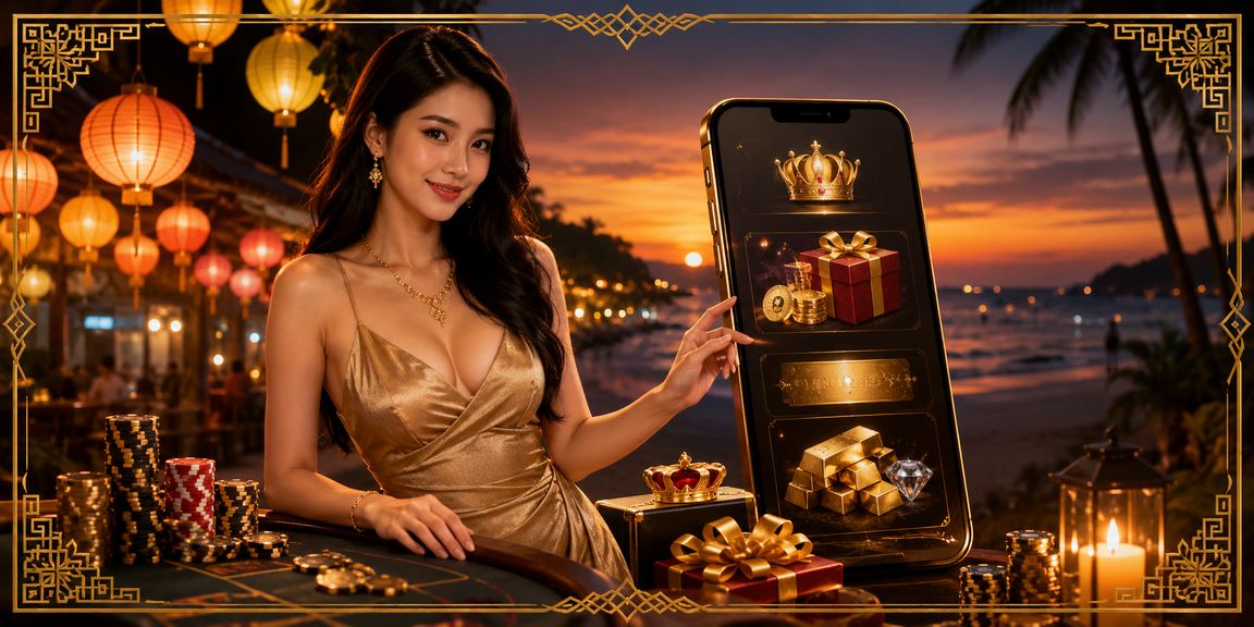 Cảnh đêm khu giải trí cá cược Phú Quốc